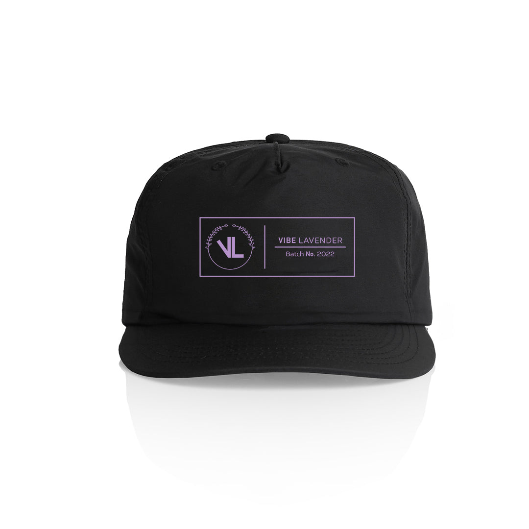 Vibe Lavender Tag Logo | Nylon Snapback