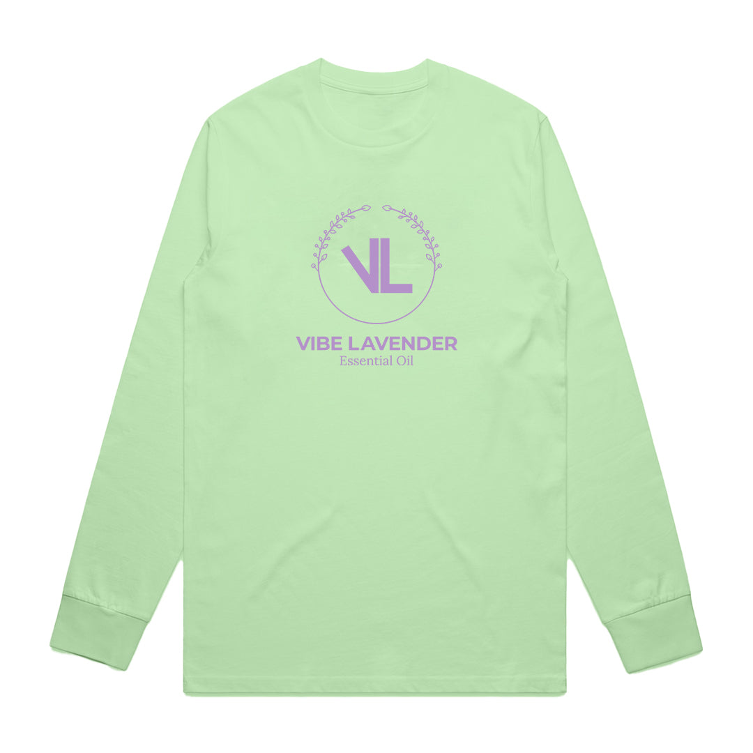 Vibe Lavender Logo | Long Sleeve Crew