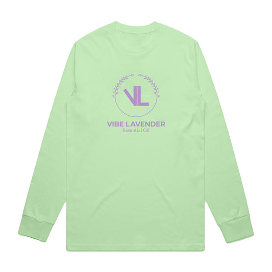 Vibe Lavender Logo | Long Sleeve Crew