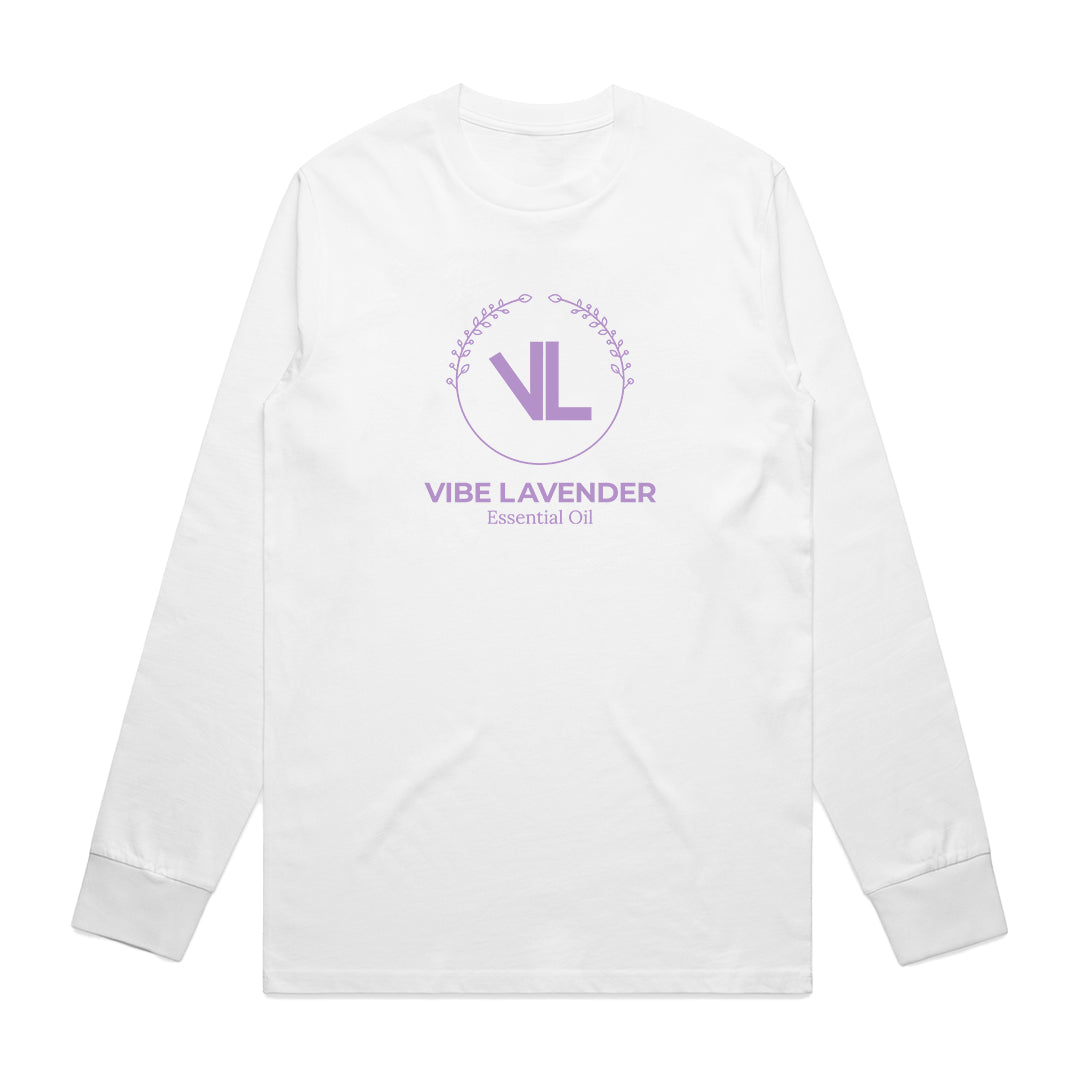 Vibe Lavender Logo | Long Sleeve Crew