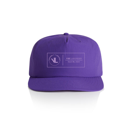 Vibe Lavender Tag Logo | Nylon Snapback